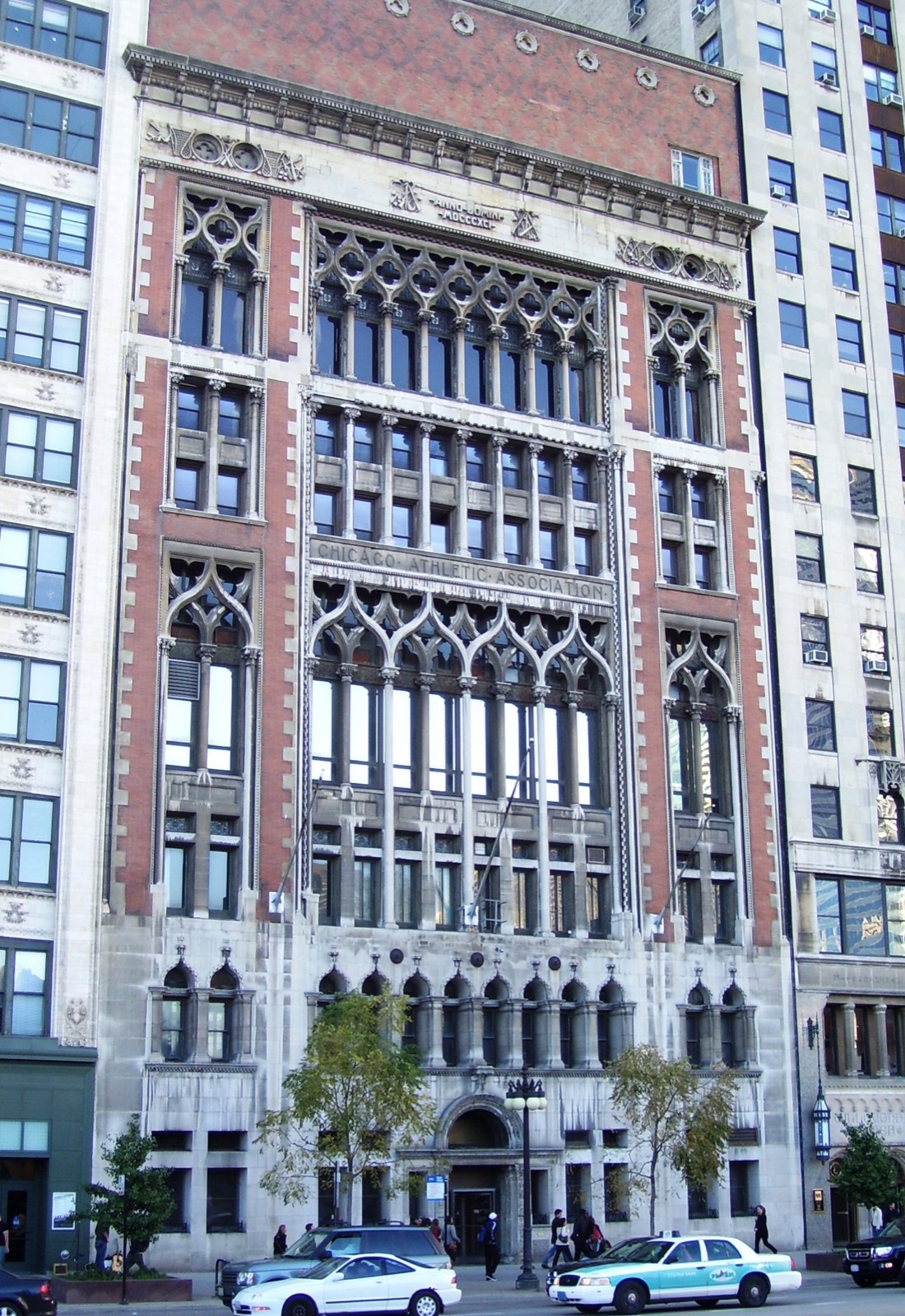 The Chicago Athletic Association building on South Michigan Avenue